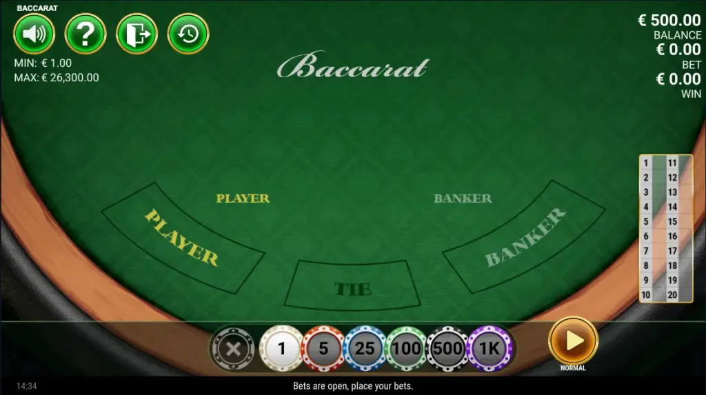 Slotozen Baccarat Gameplay