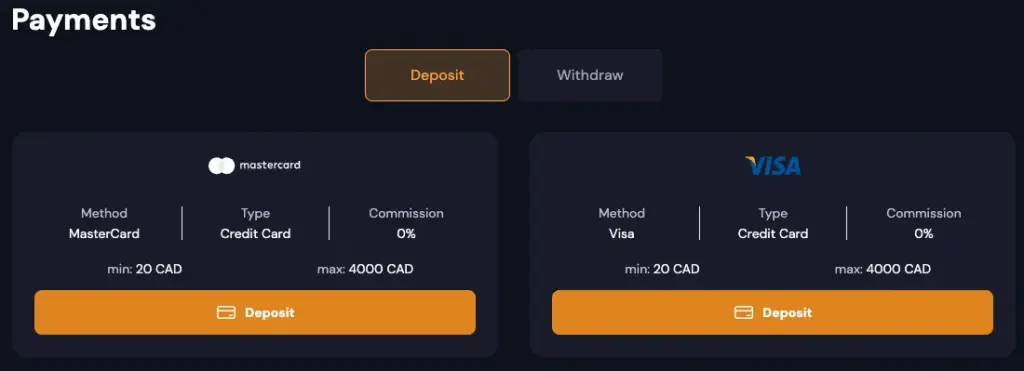 Slotozen Deposit