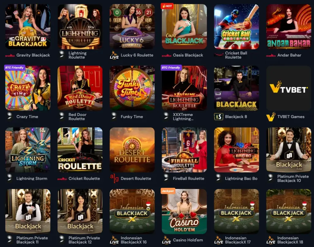 Slotozen Live List