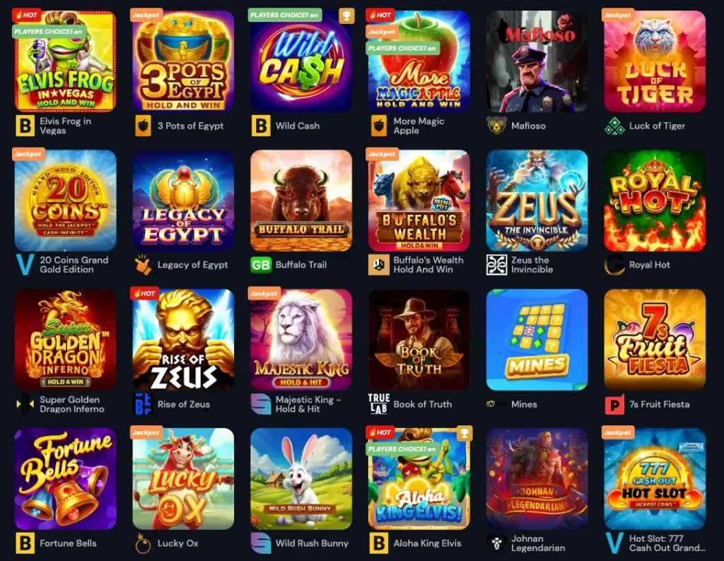 Slotozen Slots List