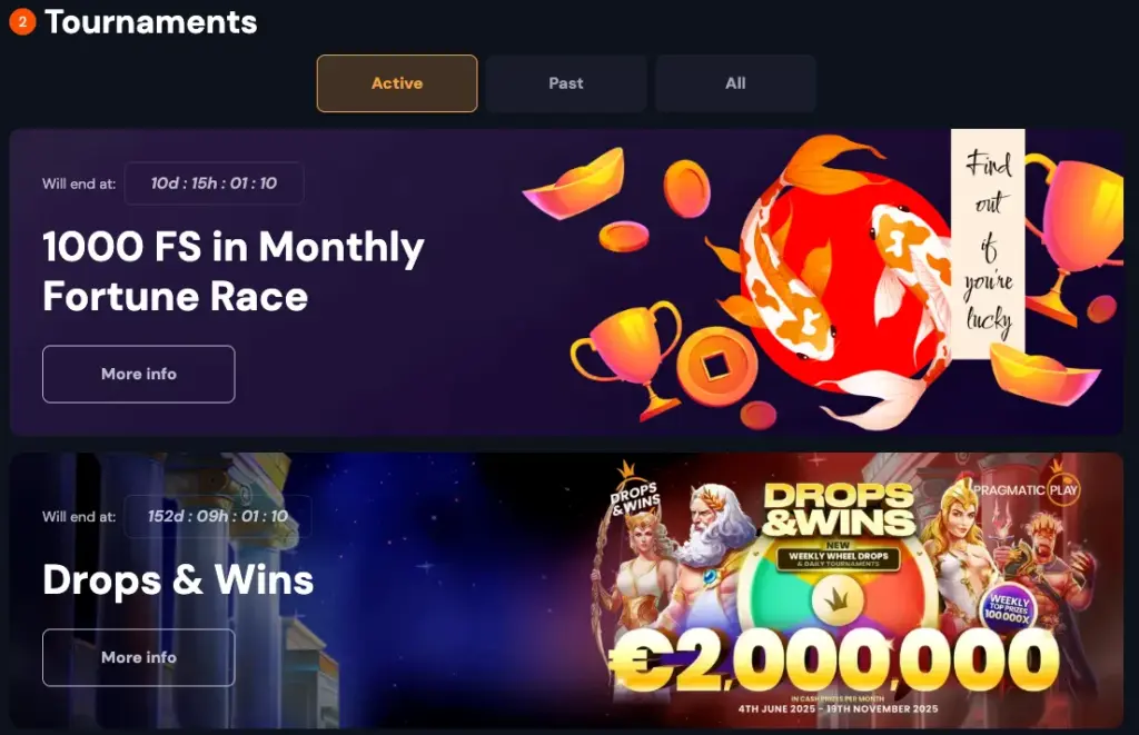 Slotozen Tournaments Overview